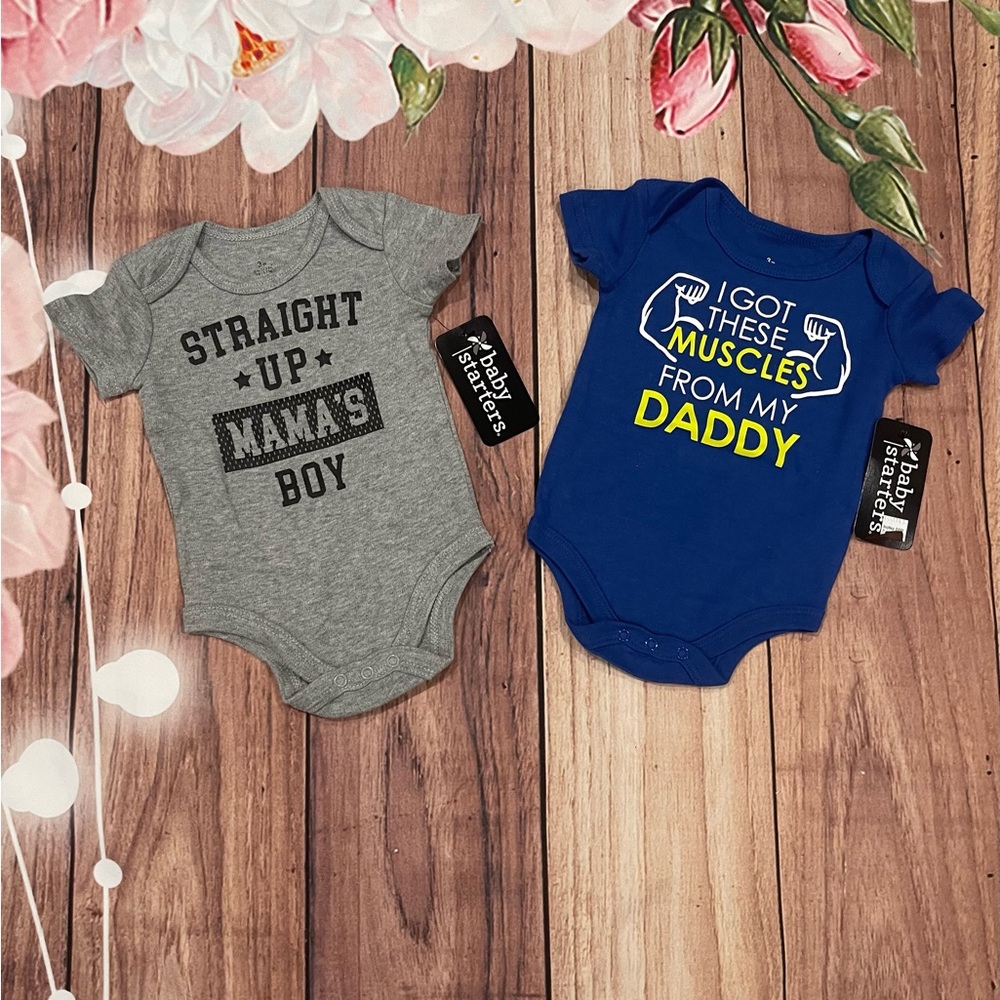 Baby Starter’s Onesies (two) NWT